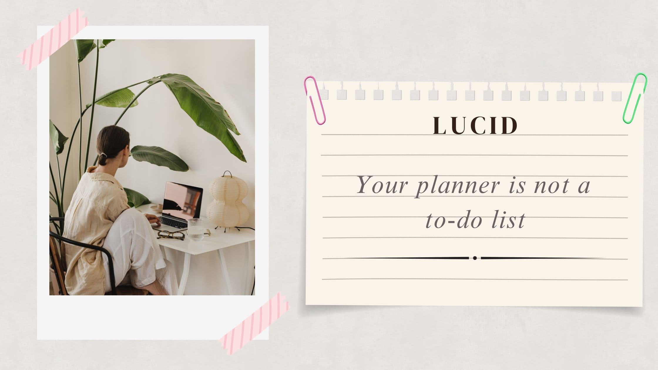 Your planner is not a to-do list