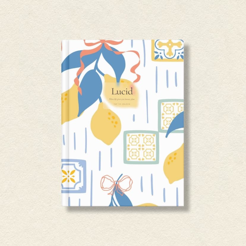 Amalfi cover acting as a lock screen