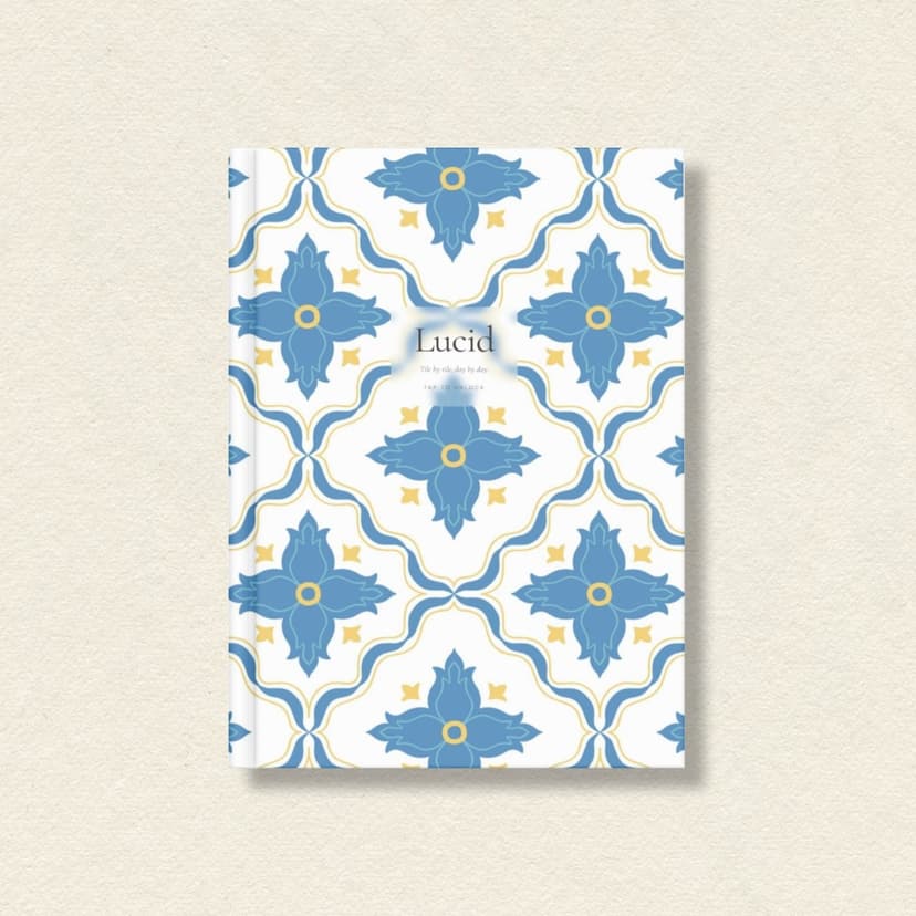 Azulejo cover acting as a lock screen